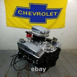 SB Chevy 12 Deep Fin AC Engine Dress Up Kit Tall Valve Covers PCV Breathers 350
