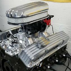 SB Chevy 15 Deep Fin AC Engine Dress Up Kit Valve Covers PCV Breathers v8 327