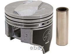 SEALED POWER Cast Domed Coated Pistons/8+CAST Rings for 1965-1969 Chevy 396 030