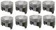 Sealed Power Cast Domed Coated Pistons Set/8 For 1965-1969 Chevy Bb 396 030 Bore