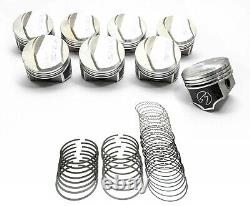 SPEED PRO Forged 21cc Dome Pistons/8+CAST Rings for Chevy BB 396 325/350HP. 060
