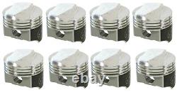 SPEED PRO Forged Coated Skirt 38cc Dome Pistons/8 for Chevy BB 396 375HP. 060