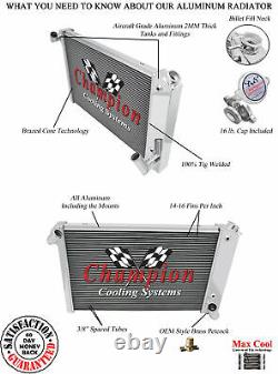 SR Champion 2 Row Radiator for 1969 1972 Chevrolet Corvette Small Block Engine