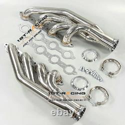 SS 304 Shorty Swap Exhaust Headers FOR SMALL BLOCK V8 LS1 LS2 LS3 LS6 LSX NEW