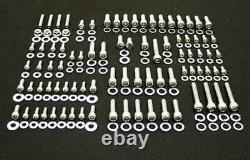 Sbc Chevy Engine Bolts Kit Small Block 283 305 327 350 400 Polished Stainless