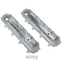 Silver Engine Valve Covers for Chevy GM LT Gen V 6.2L 376 2014-2021 Small Block