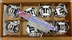 Silvolite 1482+. 030 Chevy 305 Small Block V8 Engines Cast Piston Set Of 8