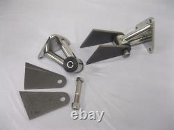 Small & Big Block Chevy Weld in Street Rod Engine Motor Mounts Kit STAINLESS