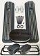 Small Block Chevy 87-97 Tall Blk Alum Engine Dress Up Kit Centerbolt Valve Cover