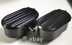 Small Block Chevy 87-97 Tall BLK Alum Engine Dress Up Kit CenterBolt Valve cover