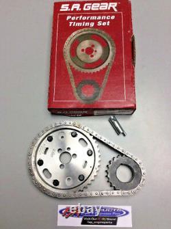 Small Block Chevy Adjustable Cam Timing Race Engine Timing Set S. A. GEAR 78700