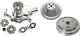 Small Block Chevy Chrome Short Water Pump & 1 / 2 Groove Crankshaft Pulley Kit
