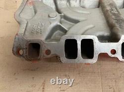 Small Block Chevy Edelbrock 5001 Torker 2 Aluminum Intake Manifold Chevrolet