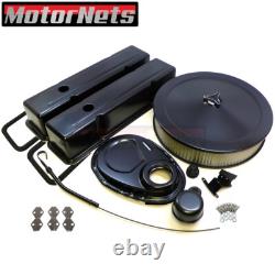 Small Block Chevy Engine Dress Up Tall Valve Covers 14 Air Cleaner SBC 283-350