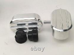 Small Block Chevy FINNED Alum Engine Dress up Kit Valve Covers 12 Air Cleaner