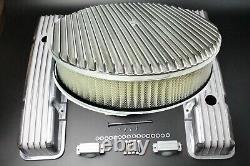 Small Block Chevy SBC 283-400 Engine Dress Up Kit Air cleaner &Short Valve Cover