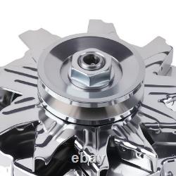 Small Block Chrome Kit for Chevy Chevrolet 350 with Long Water Pump Alternator