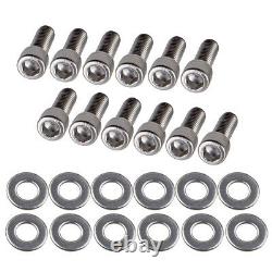 Small Block For Chevy Stainless Engine Stud / Bolt Kit Sbc 283 305 327 350 400 A