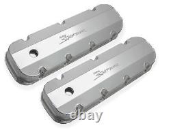 Sniper Alloy valve cover withbaffle for 65-00 Chevy BigBlock 396-454 Silver 890004