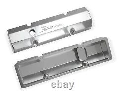 Sniper Fabricated Aluminum Valve Cover Chevy Small Block Natural 890010