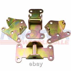 Solid Engine Motor Frame Mount Combo Rat Rod Hot Street For Small Block Chevy