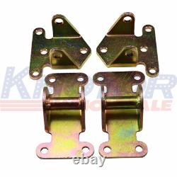 Solid Engine Motor Frame Mount Combo Rat Rod Hot Street For Small Block Chevy
