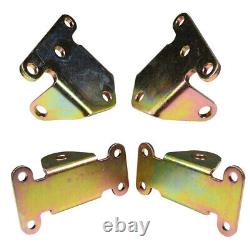 Solid Motor Frame Mount Combo Rat Rod Hot Street Fits For SBC Small Block Chevy