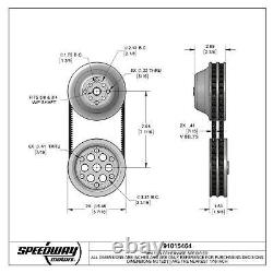 Speedway 11 Pulley Combo, Small Block Fits Chevy Short Pump