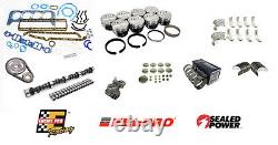 Stage 2 Master Engine Rebuild Overhaul Kit for 1957-1980 Chevrolet SBC 350 5.7L