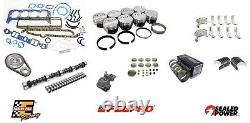 Stage 2 Master Rebuild Kit with Forged Flat Top Pistons 1968 1969 Chevrolet 327