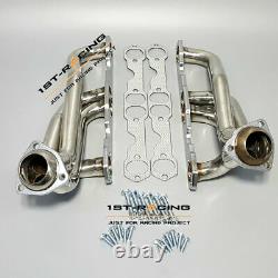Stainless Exhaust Header For Chevy or GMC truck 307/327/305/350/400 5.0/5.4/5.7L
