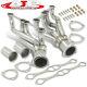 Stainless Steel 4-1 Shorty Exhaust Header Manifold For Chevrolet Small Block Sbc