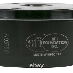 TSP 30002 Small Block Chevy, 8 in. SFI Certified Harmonic Balancer, Satin Black