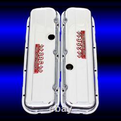 Valve Covers Factory Height Fits Big Block Chevy 396 Engines Chrome 396 Emblems