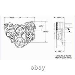Vintage Air 174008 Front Runner Engine Accessory Drive System Chevy Small Block