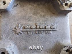 Vintage Say Why-And Small Block Chevy Weiand Tunnel Ram Intake For Dual Carbs