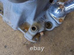 Vintage Say Why-And Small Block Chevy Weiand Tunnel Ram Intake For Dual Carbs