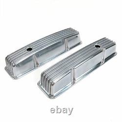 Vintage Tall Finned Valve Covers with Breather HolesSmall Block Chevy VPAVCYAA