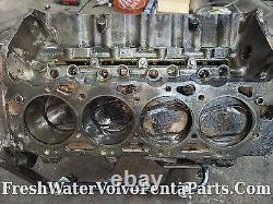 Volvo Penta 7.4L GM 454 Big block Chevy Short Block 4 Bolt Main engine Rotating