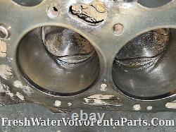 Volvo Penta 7.4L GM 454 Big block Chevy Short Block 4 Bolt Main engine Rotating