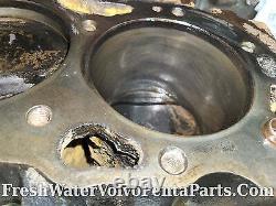 Volvo Penta 7.4L GM 454 Big block Chevy Short Block 4 Bolt Main engine Rotating