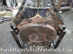 Volvo Penta 7.4L GM 454 Big block Chevy Short Block 4 Bolt Main engine Rotating