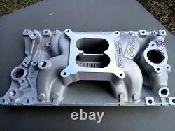 Vortec Edelbrock Performer RPM Air Gap 7516 Small Block Chevy Intake Manifold