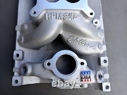 Vortec Edelbrock Performer RPM Air Gap 7516 Small Block Chevy Intake Manifold