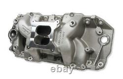WEIAND 8018 Big Block Chevy Rectangle Port STEALTH Dual Plane Intake Manifold