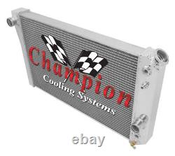 WR 2 Row 1 Tubes Radiator-1984-1990 Chevrolet Corvette Small Block V8 Engine