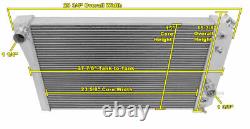 WR 2 Row 1 Tubes Radiator-1984-1990 Chevrolet Corvette Small Block V8 Engine