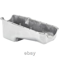 1957-1979 Petit Bloc Chevy Carter en Aluminium Design Fini Poli avec Ailettes