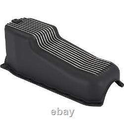 1986-Up Petit Bloc S'adapte à Chevy Carter d'Huile en Aluminium Peint en Noir