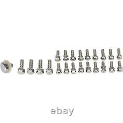 1986-Up Petit Bloc S'adapte à Chevy Carter d'Huile en Aluminium Peint en Noir